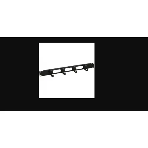 Intellinet 204279 Organizer kabli do szaf Rack 19", 1U, 4 uchwyty 48mm, czarny