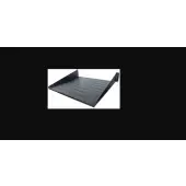 Intellinet 712514 Półka 2U 400mm Rack 19", 2 punkty mocowania, perforowana, czarna