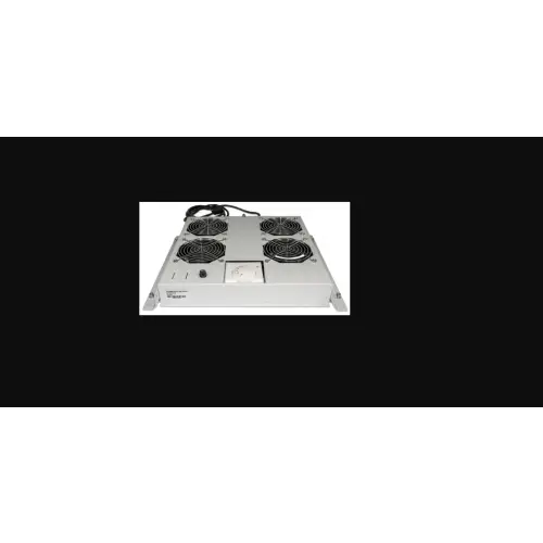 Intellinet 712798 Sufitowy panel chłodzący do szaf Rack 19", 4x wentylator, z termostatem