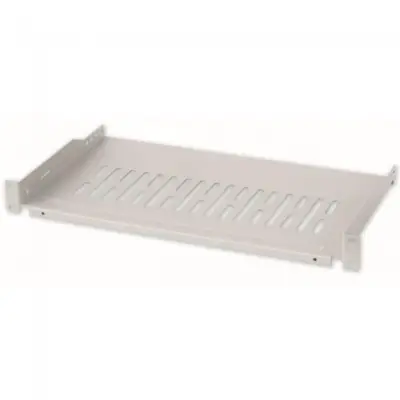 Intellinet 919531 Półka 1U 255mm rack 19" 2 punkty mocowania, perforowana, szara