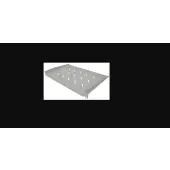 Intellinet 714990 Półka 1U 300mm rack 19" 2 punkty mocowania, perforowana, szara