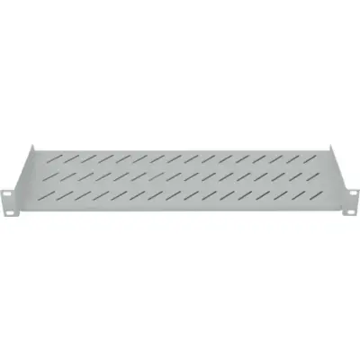Intellinet 712200 Półka 1U 150mm rack 19" 2 punkty mocowania, perforowana, szara