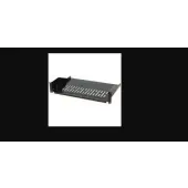 Intellinet 919562 Półka 2U 400mm Rack 19", 2 punkty mocowania, perforowana, czarna