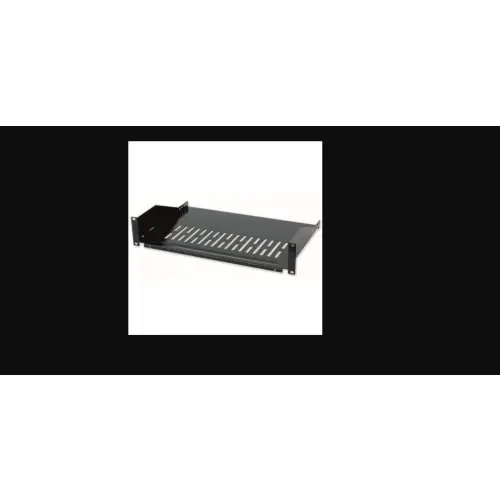 Intellinet 919562 Półka 2U 400mm Rack 19", 2 punkty mocowania, perforowana, czarna