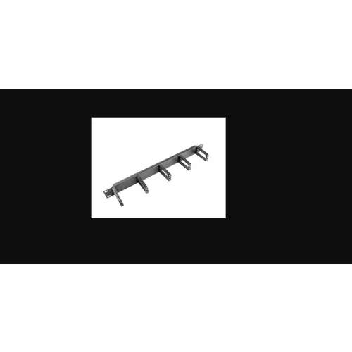 Lanberg Organizer Kabli 19" 1U Typ B czarny (AK-1202-B)