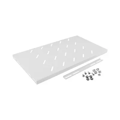 Lanberg Półka do szaf 19'' 450mm 1U szara