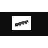 Lanberg Organizer Kabli 19" 2U typ B czarny