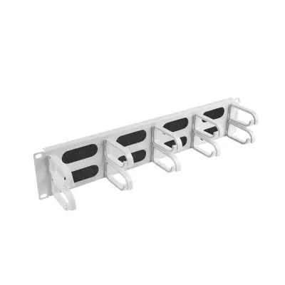 Lanberg Organizer Kabli 19" 2U typ B szary