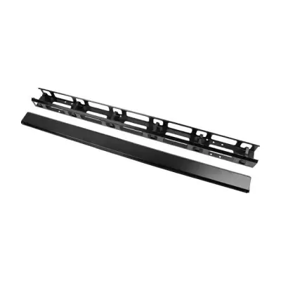 Lanberg Organizer Kabli Pionowy 22U czarny 2 sztuki