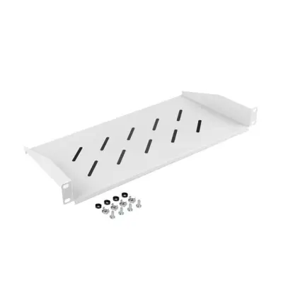 Lanberg Półka do szaf 19'' 350/450/600/800/1000mm 1U szara