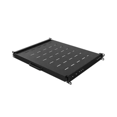Lanberg Wysuwana półka do szaf rack 19'' 350mm 1U czarna