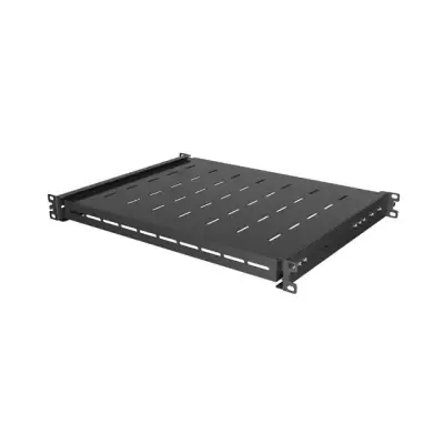 Lanberg Wysuwana półka do szaf rack 19'' 350mm 1U czarna