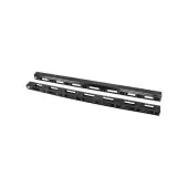 Lanberg Organizer Kabli pionowy 19" do szaf stojących 37U czarny 2 sztuki