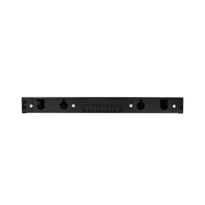 Lanberg Przełącznica światłowodowa 24XSC Duplex / 24XLC Quad Rack 19'' 1U czarna