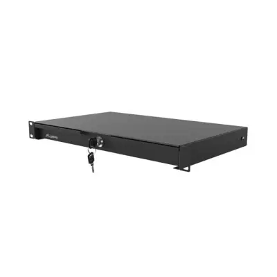 Lanberg szuflada do szaf 19" 1U 270mm czarna