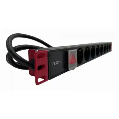 Techly 365733 Listwa zasilająca Rack 19