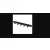 Techly 305922 Organizer kabli do szaf Rack 19", 1U, 5 uchwytów 65mm, czarny