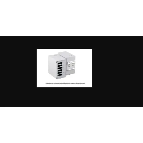 Techly 109801 Przełącznica na szynę DIN na 6 adapterów SC/LC simplex/duplex, bez panelu