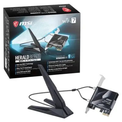 MSI HERALD BE9400 WiFi 7 PCIe