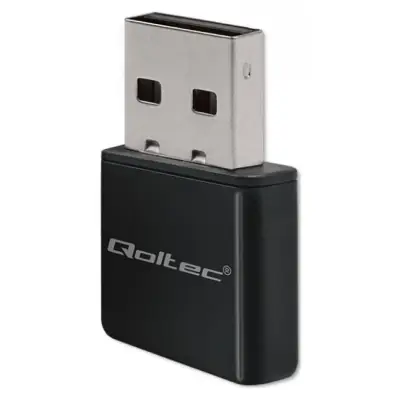 Qoltec 56986 Adapter NANO WiFi Standard N USB2.0 300Mbps