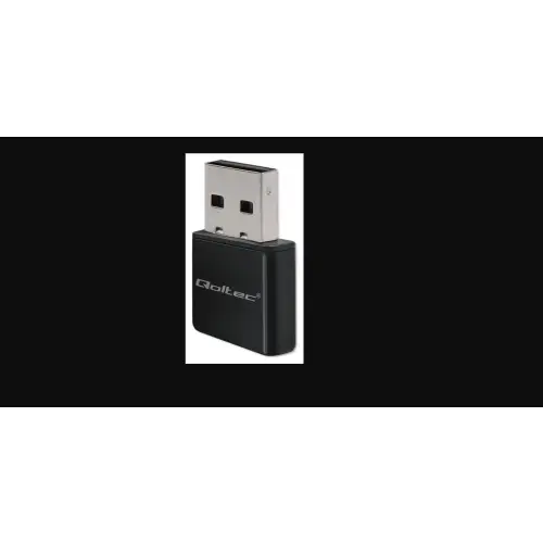 Qoltec 56986 Adapter NANO WiFi Standard N USB2.0 300Mbps