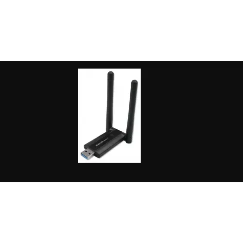 Qoltec 56987 Adapter USB DUAL Wi-Fi z antena 2 x 2dBi Standard AC USB 3.0 1200Mbps