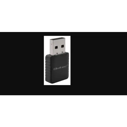 Qoltec 56988 Bezprzewodowy Ultra szybki DUAL mini WiFi adapter 2 x 2dBi Standard AC USB 3.0 1300Mbps