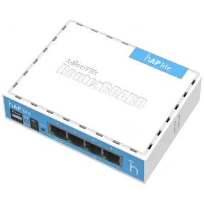 MikroTik RB941-2 hAP lite classic RouterOS L4 32MB RAM, 4xLAN,2.4GHz 802.11b/g/n