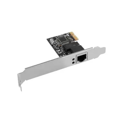 Lanberg karta sieciowa PCI Express X1 1x RJ45 1Gb RTL8111C śledź low profile