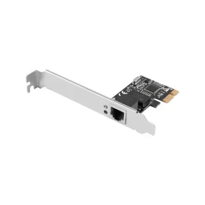 Lanberg karta sieciowa PCI Express X1 1x RJ45 1Gb RTL8111C śledź low profile