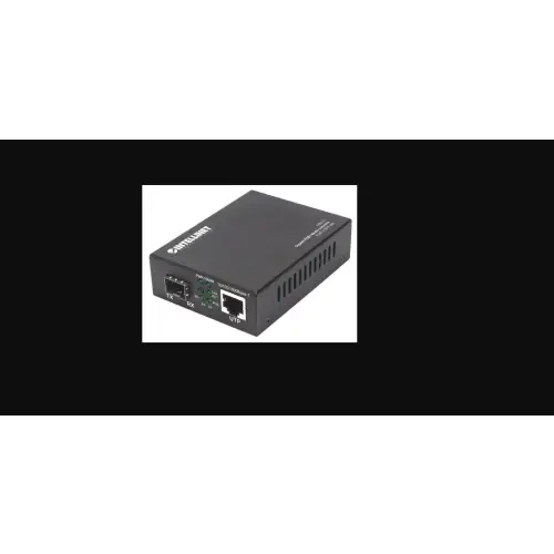 Intellinet 508216 Media konwerter Gigabit 1000Base-T RJ45 na Slot SFP, injector PoE+
