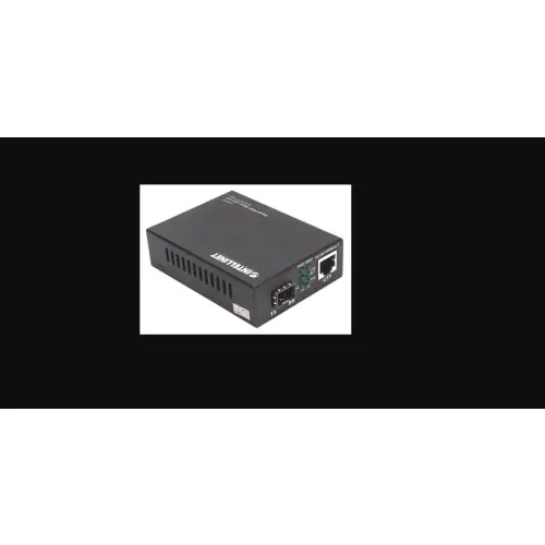 Intellinet 508216 Media konwerter Gigabit 1000Base-T RJ45 na Slot SFP, injector PoE+