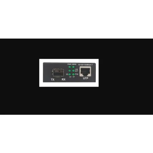 Intellinet 508216 Media konwerter Gigabit 1000Base-T RJ45 na Slot SFP, injector PoE+