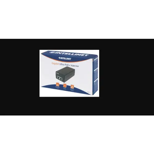 Intellinet 561235 Injector Ultra PoE+, GIGABIT RJ45, 60W, IEEE 802.3at/af/bt