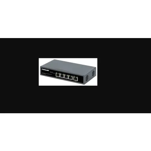 Intellinet 561808 Switch 5p Gigabit PoE Passthrough, zasilany PoE lub AC, 95W