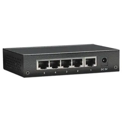 Intellinet 523301 Switch 5p Fast Ethernet, desktop, metalowa obudowa