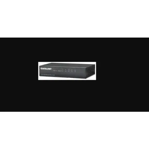 Intellinet 523301 Switch 5p Fast Ethernet, desktop, metalowa obudowa