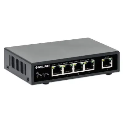 Intellinet 561839 Switch Gigabit 4x RJ45 PoE+, 1x RJ45 Uplink