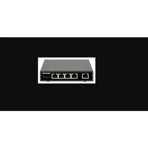 Intellinet 561839 Switch Gigabit 4x RJ45 PoE+, 1x RJ45 Uplink