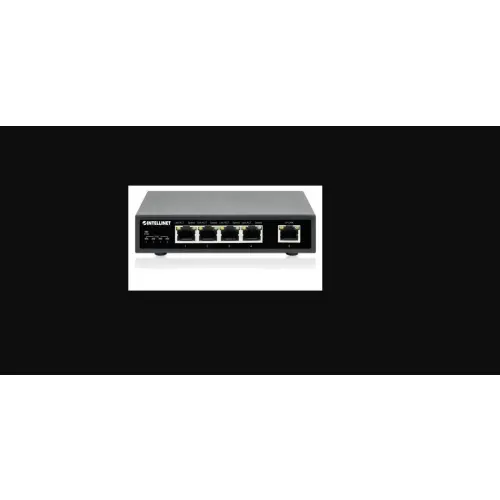Intellinet 561839 Switch Gigabit 4x RJ45 PoE+, 1x RJ45 Uplink