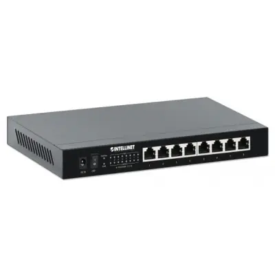 Intellinet 561938 Switch 2.5G, 10/100/1000/2500, 8x RJ45 PoE+ 100W