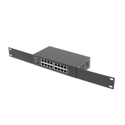 Lanberg switch 16x 1GB niezarządzalny rack 10