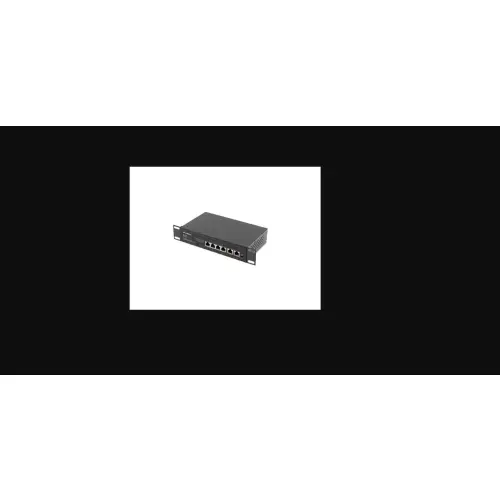 Lanberg switch 4x 100Mb PoE+/2x 100Mb niezarządzalny rack 10