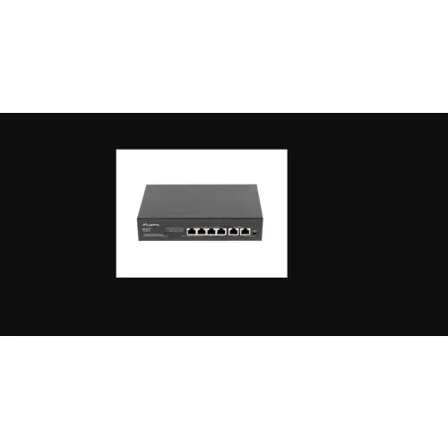 Lanberg switch 4x 100Mb PoE+/2x 100Mb niezarządzalny rack 10
