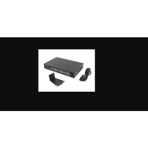 Lanberg switch 24x 1GB PoE+/2x GB 2x SFP rack 19" 360W