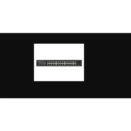 Lanberg switch 24x 1GB PoE+/2x GB 2x SFP rack 19