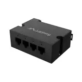 Lanberg switch DIN-GE4-BT-90W 1xIn 3xOut 1Gb POE extender gigabit ethernet DIN rail