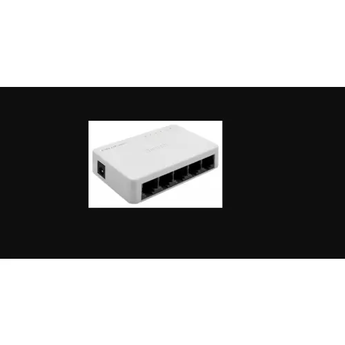 Qoltec 52245 Przełącznik sieciowy 5 x portów RJ45 100Mbps LAN