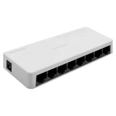 Qoltec 52246 Przełącznik sieciowy 8 x port RJ45 100Mbps LAN