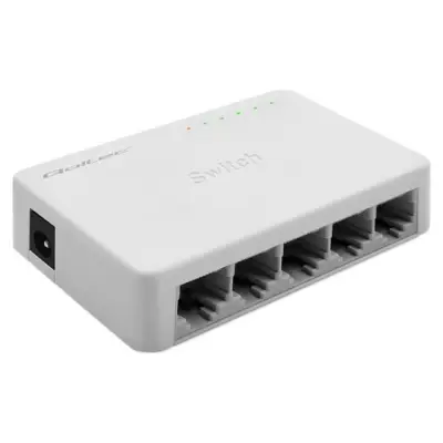 Qoltec 52247 Przełącznik sieciowy 5 x port RJ45 1000Mbps LAN